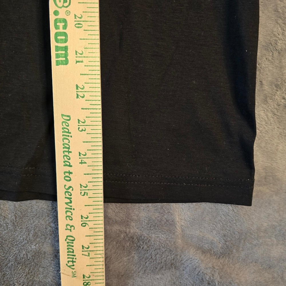 Raith Black Cotton T-Shirt Men M Minimalist Basic Casual Streetwear‎ Tee Comfort - Picture 7 of 11